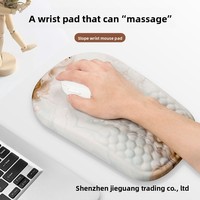 Tapis de souris ergonomique avec repose-poignet en mousse à mémoire de forme pour le bureau, coussin de massage, vente en gros