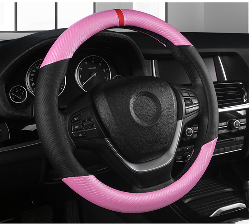 Custom Logo Anti-Slip PVC Steering Wheel Covers | Marcan Brand Model FXP022 | Wholesale Supplier