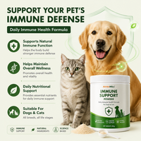 Astrawell Premium Complément Alimentaire Quotidien pour Chiens et Chats Formule de Soutien Immunitaire avec Mélange de Champignons Zinc Vitamine C OEM ODM