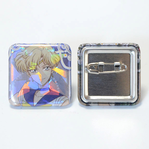 Badges carrés 30x30mm pour anime, boutons et épingles manga, personnalisables pour <span class=keywords><strong>Otaku</strong></span>, style japonais - Product Image 1