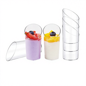 Gobelet à dessert miniature de haute qualité pour mousse, gobelet à gâteau en plastique personnalisé, gobelet à parfait transparent en PS pour pudding, gelée, <span class=keywords><strong>yaourt</strong></span> - Product Image 2