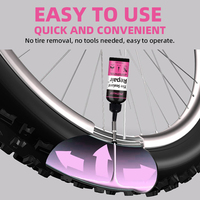 Liquide de réparation de pneus tubeless 63 ml, réparation rapide des fuites, latex naturel pour vélo de montagne et de route