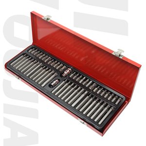 Everforce 54pcs complet Plum Blossom Star Drill Set de haute qualité 1/2 3/8 30mml CRV <span class=keywords><strong>S2</strong></span> Iron Box Outils à main - Product Image 3