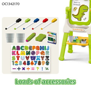 Grand <span class=keywords><strong>tableau</strong></span> effaçable noir coloré, jeux interactifs pour jouets, bébés, enfants, préscolaire, apprentissage éducatif, table de dessin - Product Image 4