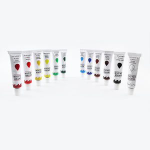Juego de Pinturas de Acuarela Portátiles de Alta Calidad Personalizadas, <span class=keywords><strong>12</strong></span> Colores, Tubos de <span class=keywords><strong>12</strong></span> ml, con Papel, Lienzo y Vidrio para Dibujo Infantil - Product Image 5