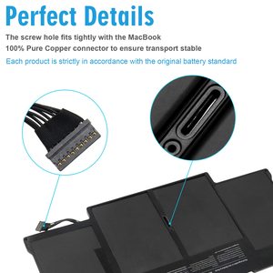 Batería para portátil A1405 A1496 para MacBook Air de 13 pulgadas A1466, batería de repuesto de 7200 mAh, CE RoHS, alta calidad, venta al por mayor - Product Image 4