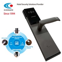 32 ans d'expérience dans l'exportation mondiale, système de serrure d'hôtel à carte RFID en acier inoxydable SUS304 haute performance |   Cylindre de serrure de qualité C + anti-effraction