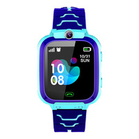 Jam Tangan Pintar Anak Q19 Desain Persegi dengan Kartu SIM 2G Dukungan Panggilan LBS Jam Tangan Anak Q12 Kartu SIM Jam Tangan Pintar Murah Q19 Anak-anak
