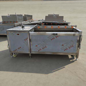 <span class=keywords><strong>Machine</strong></span> de nettoyage à rouleaux brosse pour ligne de lavage de fruits et légumes avec système de convoyage, équipement de traitement - Product Image 1