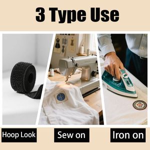 Sang Trọng Biểu Tượng Tùy Chỉnh Thêu Các Bản Vá Lỗi Cá Nhân Tên/Văn Bản Sắt May Móc Vòng Lặp Cho Hat & Quần Áo Công Ty Logo Vá - Product Image 3