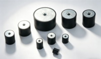 Amortisseur en caoutchouc et métal pour modification automobile - Support isolant de vibrations durable pour la réduction du bruit du moteur/du silencieux de voiture