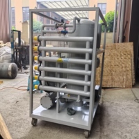 Purificateur d'huile de transformateur diélectrique à vide double étage 6000L/H, machine industrielle de nettoyage et de filtration d'huile