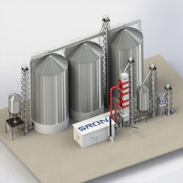 Small Flour Silo For Corn And Maize Powder Storage