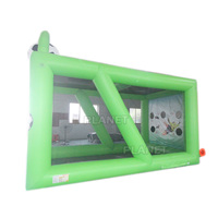 But de football gonflable pour enfants, tunnel de football en PVC, cible de tir gonflable, cage de football pour enfants