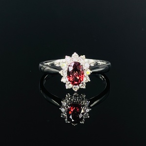 Bague en rubis synthétique rose de 2 carats, pierres précieuses en vrac pour la fabrication de bijoux, taille ronde brillante, taille personnalisable, marque Qinglong - Product Image 6