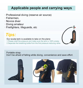 <span class=keywords><strong>SMACO</strong></span> <span class=keywords><strong>S400</strong></span> 1L Equipo DE BUCEO portátil subacuático de respiración personalizado Juegos Tanque de aire Cilindro de gas de oxígeno con compresor de aire - Product Image 6