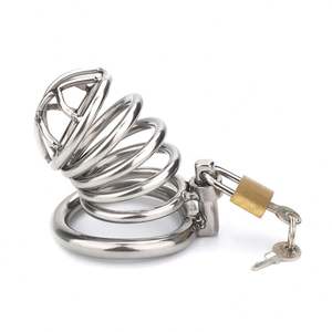 Pénis Serrure En Acier Inoxydable Creux Cage De Chasteté Dick Jouets Mâle Chasteté Dispositif Sex Toy pour Hommes juguetes sexuales - Product Image 4