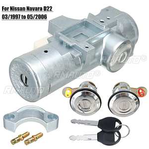Juego de Cerradura de Puerta con Llave de Encendido y 2 Llaves para Nissan Navara D22 1997 1998 1999 2000 2001 2002 2003 2004 2005 2006 - Product Image 1