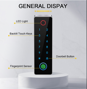 Tuya Wifi étanche IP66 biométrique empreinte digitale tactile clé porte contrôleur d'accès d'entrée - Product Image 2