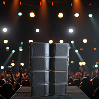 T208 Double enceinte passive Line Array de 8 pouces Cabinet Système de sonorisation audio professionnel