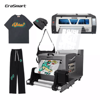 Erasmart A3 DTF digital printer inkjet kepala ganda XP600 35cm 50cm dual DTF Inkjet Printing mesin Printer uv Mini