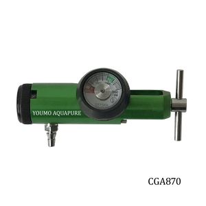 Valvola di pressione bombola ossigeno in ottone medicale CGA870 industriale CGA540 Bullnose regolatore di ossigeno per la macchina di terapia di ozono - Product Image 3