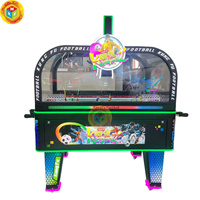 Machine de jeu d'arcade Kung Fu Football à monnayeur pour 2 joueurs, table de baby-foot avec jeu de récompense pour centre de jeux