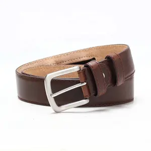 Factory Custom Design Pin Buckle Fashion Zipper Antitheft PU Leather Hidden Money Mens Travel Belts