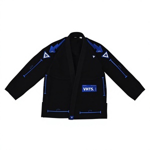 Kimono de Jiu-Jitsu Brésilien (BJJ) personnalisé pour adultes unisexe, léger, 340 GSM, 100% coton, avec patch brodé, uniforme - Product Image 5