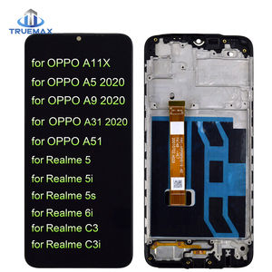 หน้าจอ LCD พร้อมกรอบ สำหรับ <span class=keywords><strong>OPPO</strong></span> A11X A5 A9 A31 2020 <span class=keywords><strong>A51</strong></span> Realme 5 5i 5s 6i C3 C3i - Product Image 1