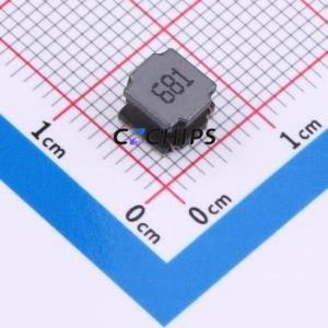 ZENR6045T681M-680uH ตัวเหนี่ยวนำไฟฟ้า SMD,6x6 มม. ( ค่าความเหนี่ยวนำ: 680uH )( ความแม่นยำ: 20% กระแสไฟฟ้าที่กำหนด: 330mA ) - Product Image 1