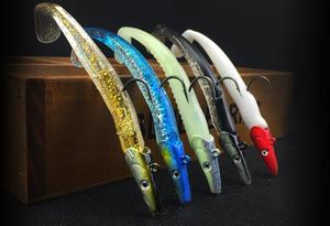 Leurre de pêche souple artificiel avec jupe de jigging et hameçon pour la pêche en rivière, lac et océan - Product Image 4
