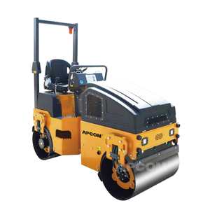 Compacteur vibrant routier à tambour simple ou double, 1T, 3T, 5T, 7CV, 9CV, diesel, essence, commande hydraulique, autoporté - Product Image 1