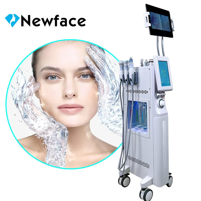 Newface 2023 New hydradermabrasion mặt máy bong bóng khuôn mặt siêu âm da spa vẻ đẹp cụ esthetician Salon thiết bị