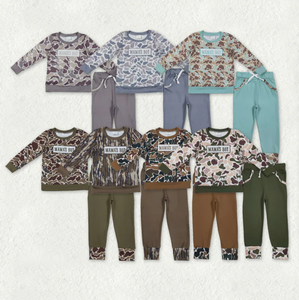 Nouveauté Vêtements de <span class=keywords><strong>chasse</strong></span> camouflage Broderie MAMA'S BOY Vêtements pour enfants pour garçons - Product Image 1