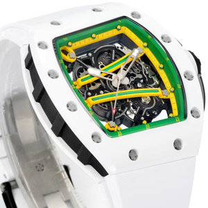 Reloj de Pulsera Mecánico Manual para Hombre, Diseño Asimétrico Tonneau Skeleton RMUL2, Cerámica NTPT Carbon 6101, Estilo Ejecutivo RM - Product Image 2