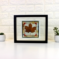 Cadre photo carré en bois MDF double face personnalisé de haute qualité pour fleurs, cadre flottant en gros