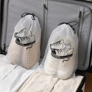 <b>Drawstring</b> Shoe Storage <b>Bag</b> Transparent <b>Waterproof</b> Dustproof Travel Multipurpose Packaging <b>Bag</b> - Product Image 2
