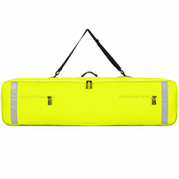 Sac de snowboard toutes saisons 157 cm en polyester durable, résistant à l'eau, avec bandoulière confortable et poches de rangement pour équipement