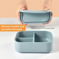 Fabricant de boîtes à lunch portables en silicone de qualité alimentaire pour enfants, pouvant être chauffées