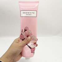 Tube souple d'emballage cosmétique en plastique transparent LIXIN/OEM LX194, forme personnalisée, Guangdong