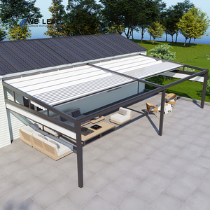 Toldo de pérgola retráctil deslizante para terraza exterior motorizado retráctil parasol - Product Image 2