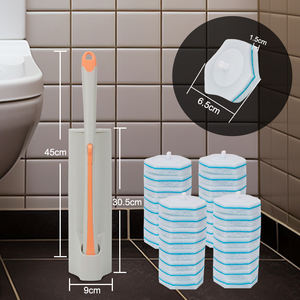 HOLAMOPA -TB01 Juego de escobilla de baño de plástico desechable con émbolo Trae tu propio líquido de limpieza para uso en coche y baño - Product Image 5