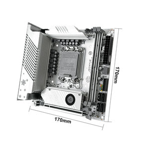 JGINYUE B760i <span class=keywords><strong>Motherboard</strong></span> LGA 1700, mendukung Intel Core 12 prosesor ke-13 DDR4 3200mhz RAM mini itx B760i-Snow Dream V1.3 - Product Image 4