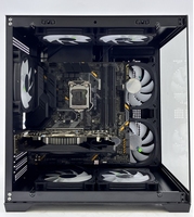 Empty PC Case With Panel Window Wholesale Desk ITX/Micro-ATX PC SPCC Factory OEM Cabinet Style Gaming Case PC Computer OEM