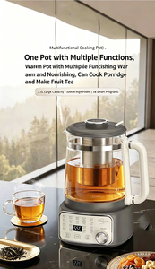 <span class=keywords><strong>Bollitore</strong></span> Elettrico Domestico da 2,5L in Vetro Borosilicato, Completamente Automatico, con Controllo Digitale, <span class=keywords><strong>per</strong></span> Infusi di Tè e Erbe, Pentola Salutare - Product Image 6