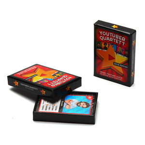 Jeu de cartes Quartett personnalisé sur mesure, impression personnalisée, directement de l'usine, pour les soirées adultes, les divertissements familiaux et les cadeaux promotionnels - Product Image 1