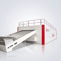 Shouchuang Hoge Capaciteit 4-Laags Mesh Band Fruitdrooginstallatie Automatische Bediening 220V/110V 10-50 Ton Dagelijkse Capaciteit