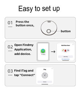 Localizador BT certificado por IOS, rastreador GPS de perro de posicionamiento Global, dispositivo antipérdida para equipaje de niños, rastreador de mascotas - Product Image 6