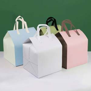 Sac isotherme personnalisé en non-tissé durable, grande capacité, sac à lunch isotherme robuste, sac isotherme jetable pour plats à emporter - Product Image 1